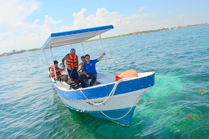 Catamaran Sail and Snorkeling Tour with Open Bar in Puerto Morelos - Snorkeling over Puerto Morelos National Reef Park