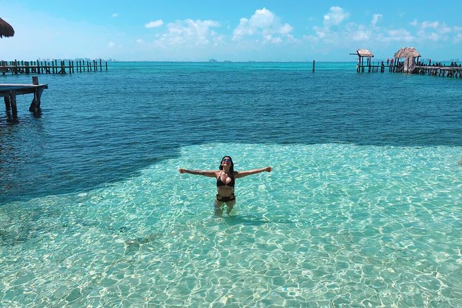 Catamaran Sailing to Isla Mujeres with Snorkeling, Lunch & Open Bar included - Lunch and the Isla Mujeres beach club