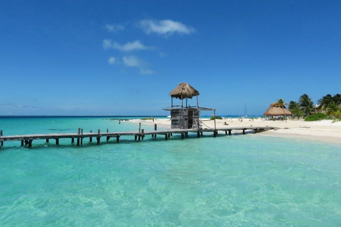 Catamaran Tour to Isla Mujeres, Open bar, Lunch, Snorkeling, Beach Club Included - Beach club lunch and the open bar