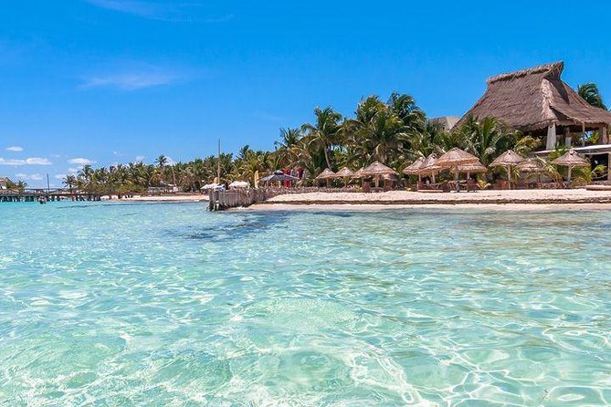 Catamaran Tour to Isla Mujeres, Open bar, Lunch, Snorkeling, Beach Club Included - The return sail and the party atmosphere