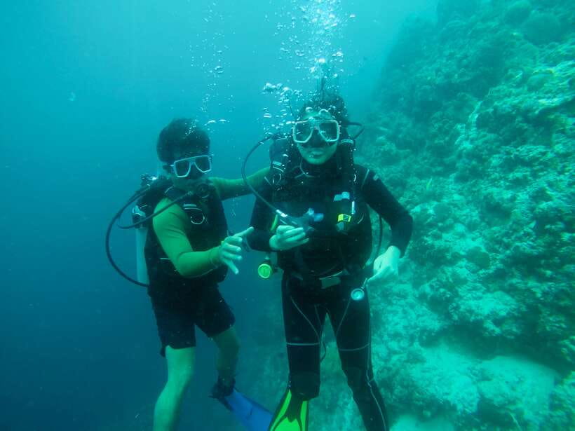 Cebu: Moalboal Scuba Diving with Sardines and Turtle Snorkel - Getting Ready for the Scuba Session