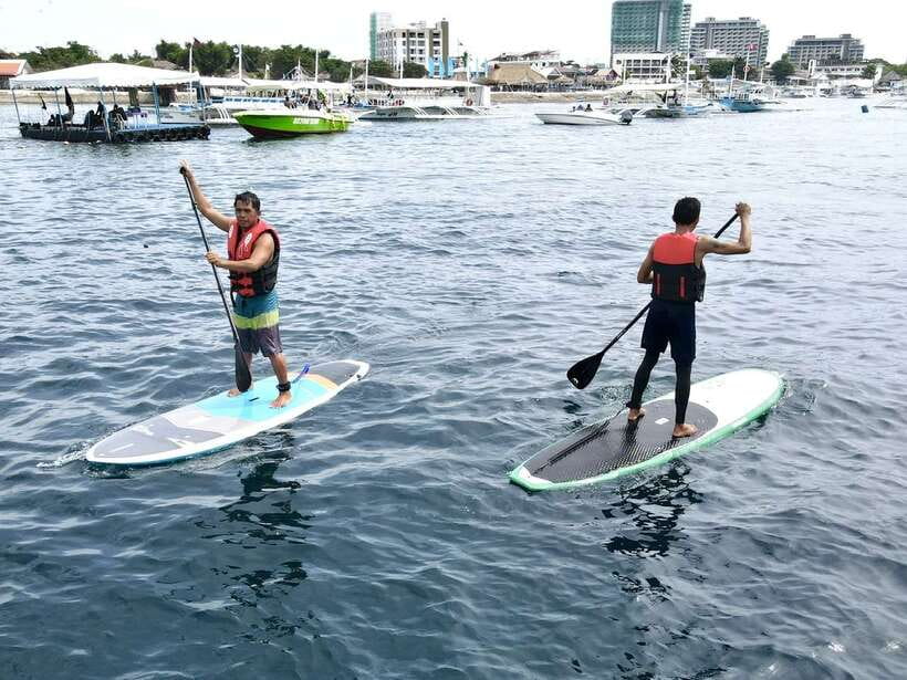 Cebu: Snorkeling + 3 Water Activity Tour - Wakeboarding for a bigger challenge
