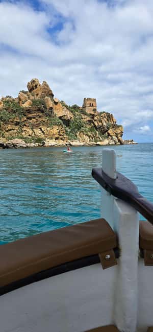 Cefalù: boat ride with swimming and aperitif and snorkeling - Swimming at Mazzaforno Beach