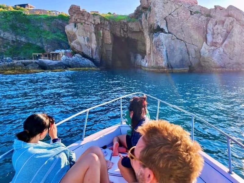 Cefalù: Mini Yacht Tour with Caves, Snorkeling, and Open Bar Aperitif - Kalura Beach: a scenic first stop
