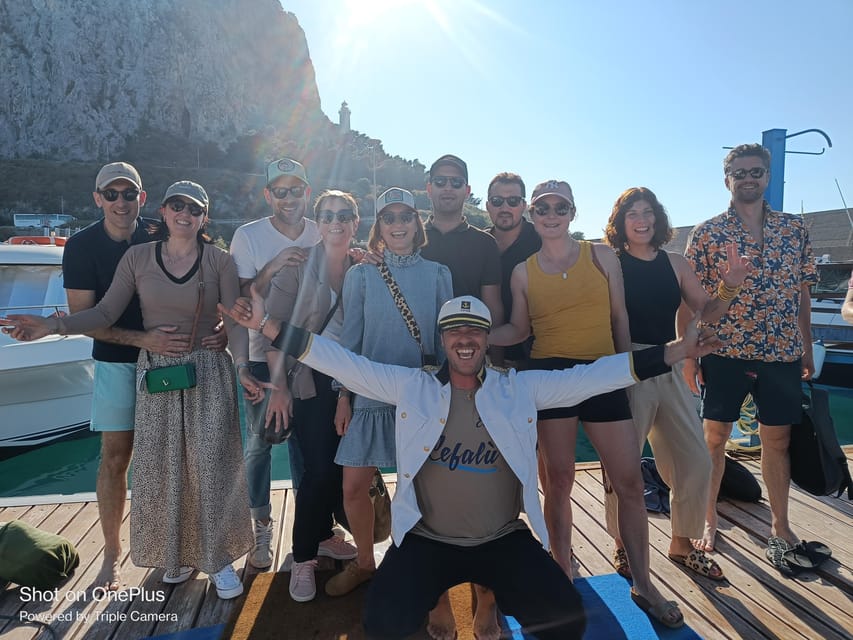 Cefalù: Mini Yacht with Snorkel Stops, Caves and Aperitif - Meeting Captain Alex at Cefalù’s Presidiana port