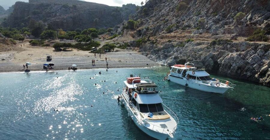 Chania: Menies Beach & Chironisia Bay Cruise with Snorkeling - What the $47 price really includes