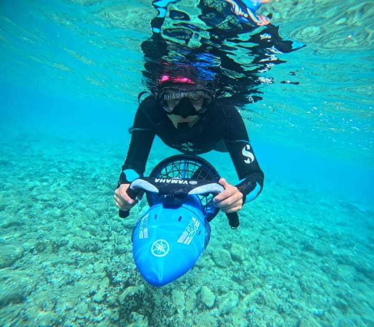 Chania: Sea Scooter Snorkeling boat tour - Key points at a glance