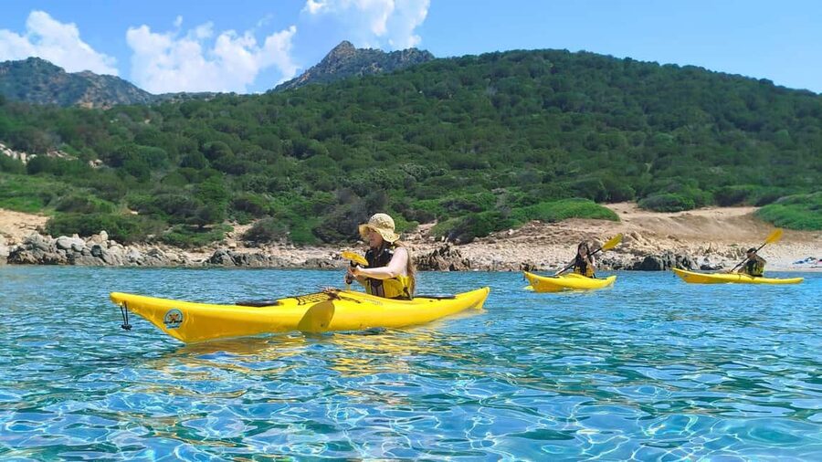 Chia: kayak tour to Tuerredda with snorkeling - Starting at Capo Malfatano