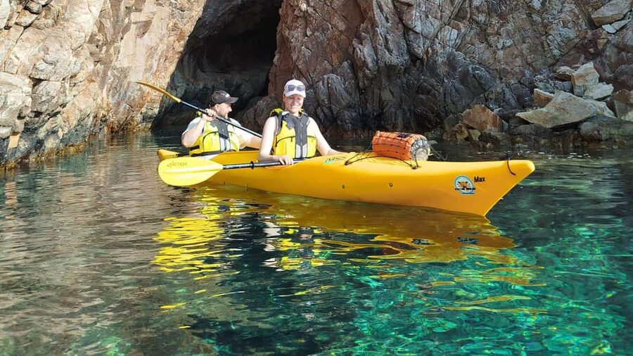 Chia: kayak tour to Tuerredda with snorkeling - Tuerredda and the secluded cove