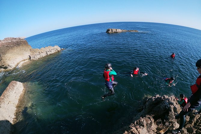 Coasteering adventure with snorkeling: kids version - What the Algarve family coasteering experience is really like