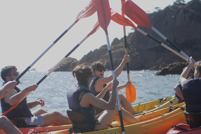 Costa Brava: Kayak, Snorkel, Photos, Lunch, Beach & Cliff Jump! - Getting ready at the Costa Brava beach