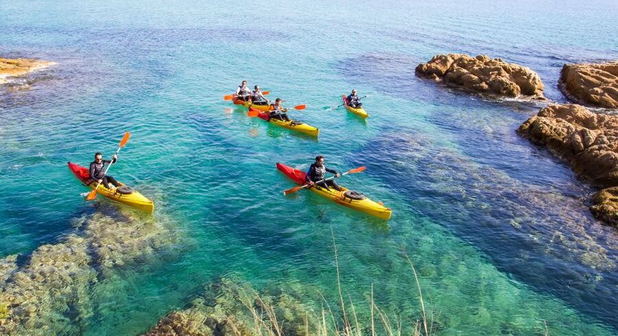 Costa Brava: Sea Caves Kayaking and Snorkeling Tour - The first 45 minutes: paddling toward the coves