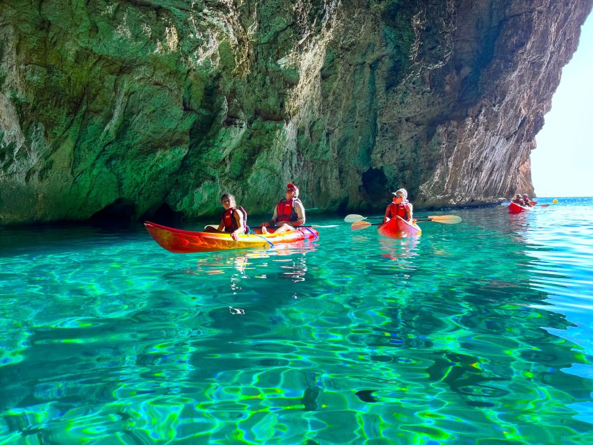 Cova dels Orguens: Cave Exploring Kayak & Snorkel Tour - Starting at Cala del Portixol