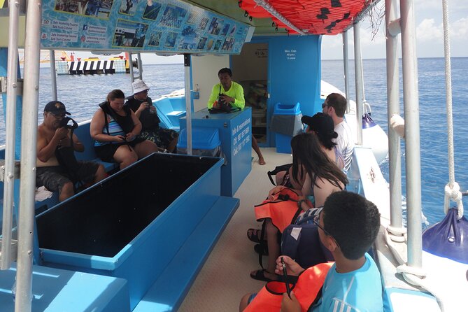 Cozumel Coral Reef Snorkeling by Glass Bottom Boat with Guide - Timing matters for cruise ships and ferry passengers