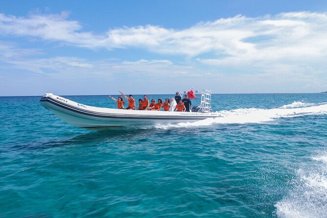 Cozumel Starfish and Tropical Reef Snorkeling by Powerboat with Lunch - Getting close to rays and other marine life