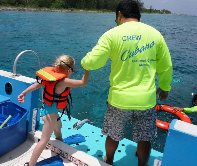 Cozumel: VIP Glass Bottom Boat & Snorkeling 3 Reefs Tour - Stop one: Villa Blanca Reef