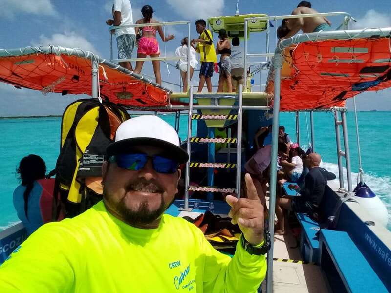 Cozumel: VIP Glass Bottom Boat & Snorkeling 3 Reefs Tour - Stop three: Deep Paradise Reef