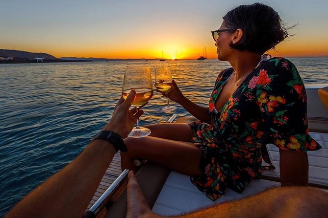 Day to Night Capri Boat Tour with Swim, Snorkel & Aperitif - Sailing past Marina Grande and the Sorrento coast