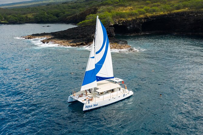 Deluxe Sail & Snorkel to the Captain Cook Monument - Setting out from Keauhou Bay at 8:15 am