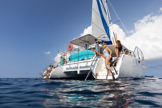 Deluxe Sail & Snorkel to the Captain Cook Monument - The second snorkel at Red Hill, weather permitting