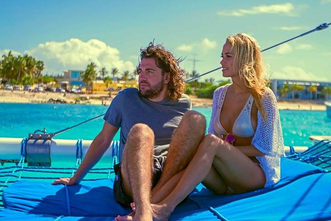 Dolphin Catamaran Snorkel and Sail with Open Bar - The rope swing and spinning slide change the pace