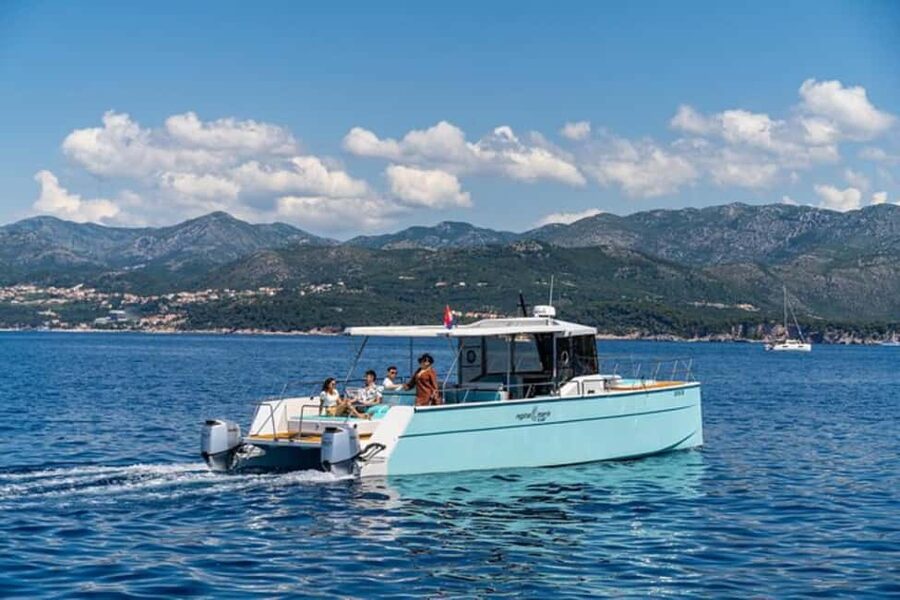 Dubrovnik: Blue Cave Catamaran Tour with Drinks and Snorkel - The Green Cave and the first swim