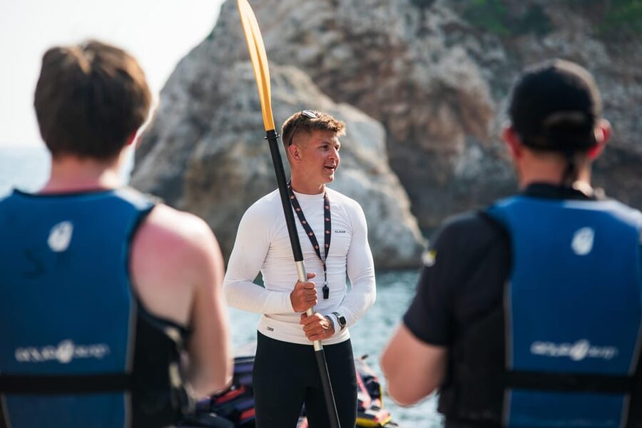 Dubrovnik: Guided Sea Kayaking and Snorkeling Tour - Swimming and snorkeling at Betina Cave
