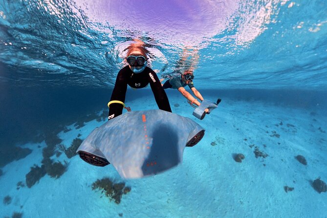 E-Snorkeling tour in Bonaire with easy Sea Scooters - From Cruise Port Pickup to the Watersport Center