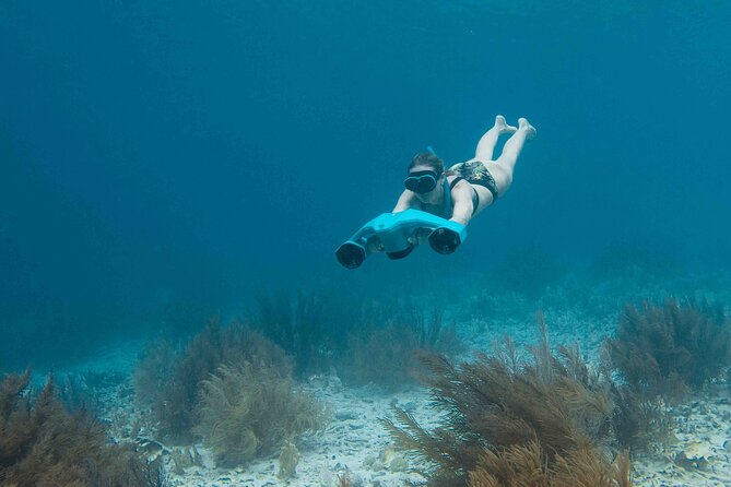 E-Snorkeling tour in Bonaire with easy Sea Scooters - What the Small Group Adds