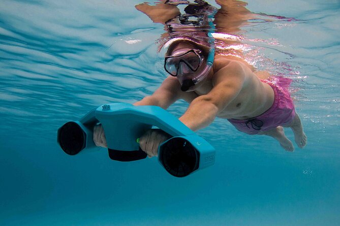 E-Snorkeling tour in Bonaire with easy Sea Scooters - Learning the Scooter Without Feeling Rushed