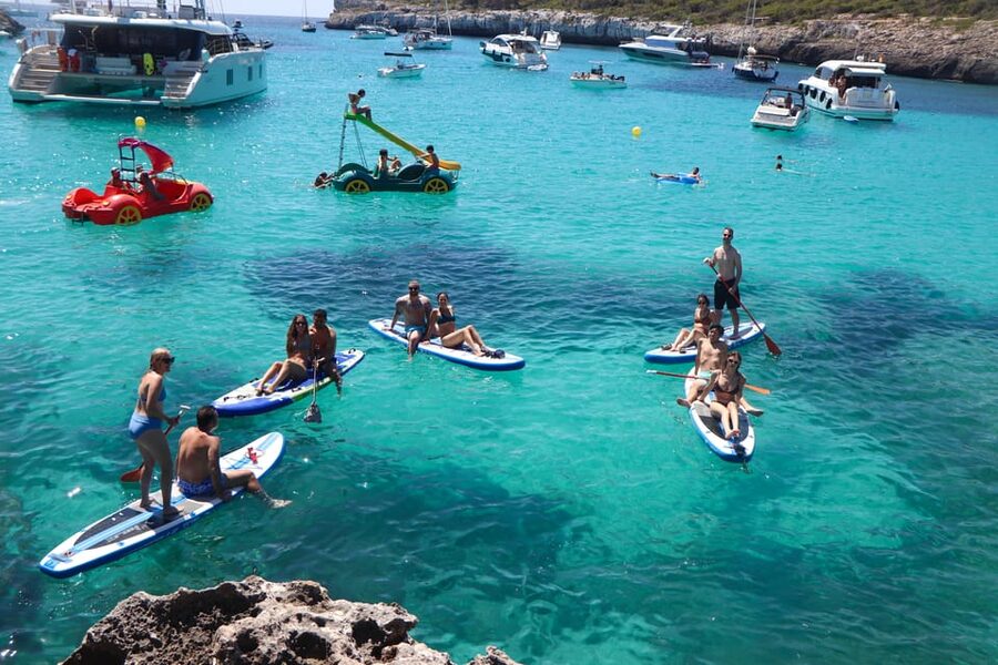 Experinence in Mondrago /S'amarador / Trencada Snorkel y SUP - Paddleboarding toward Cala Mondragó
