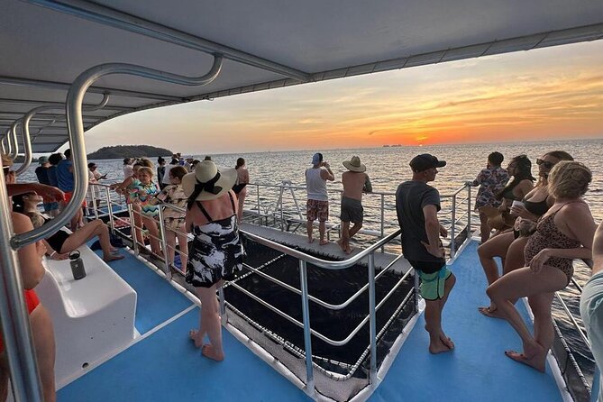 Flamingo Family Fun Catamaran Snorkel:Comfortable shaded seating - Leaving Playa Flamingo at 2 p.m.