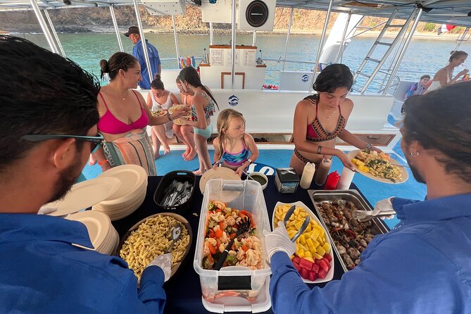 Flamingo Family Fun Catamaran Snorkel:Comfortable shaded seating - Practical details before you go