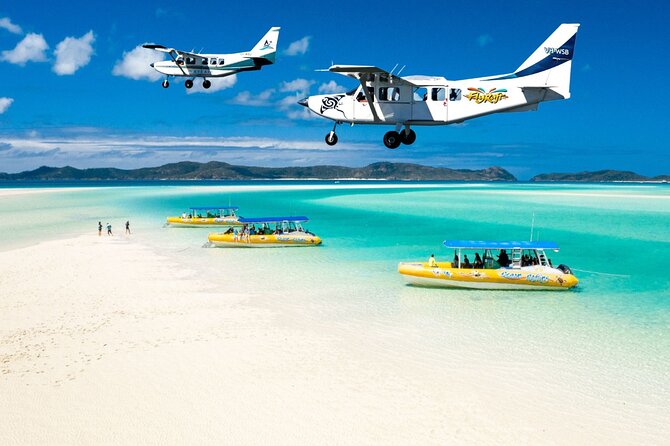 Fly Raft Package: Whitehaven Beach, Snorkel and Scenic Flight - Why this package works so well in one day