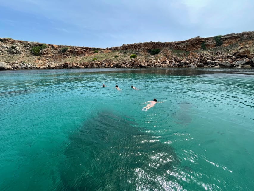 Fornells : Boat Trip to coves & beaches with snorkeling - The snorkeling stop depends on the sea