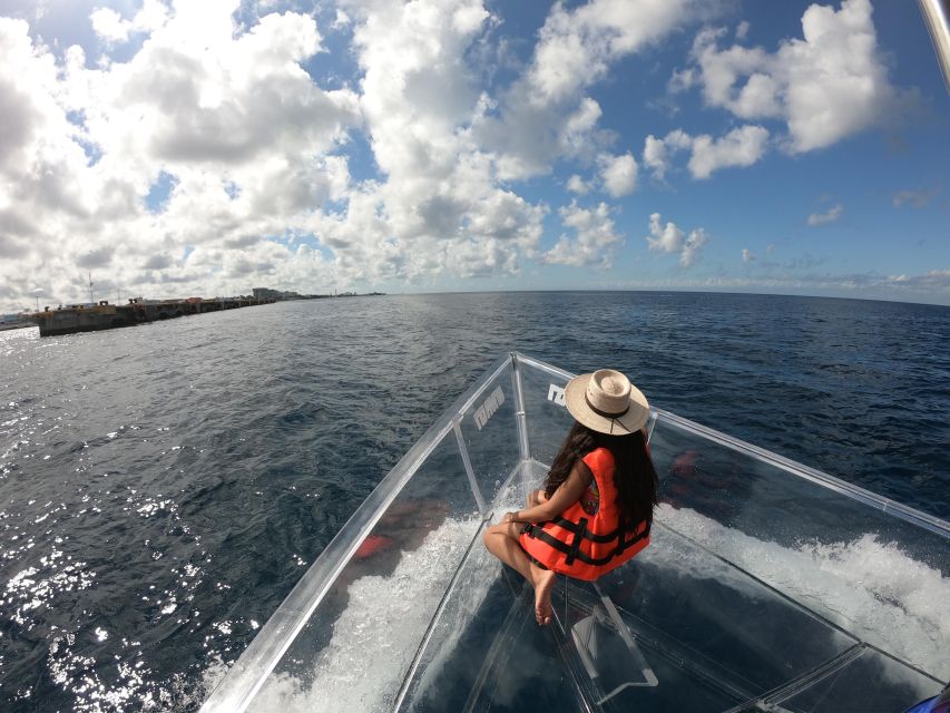 From Cozumel: Invisible Boat Snorkeling Tour - Timing, cruise planning, and the 1.5-hour schedule