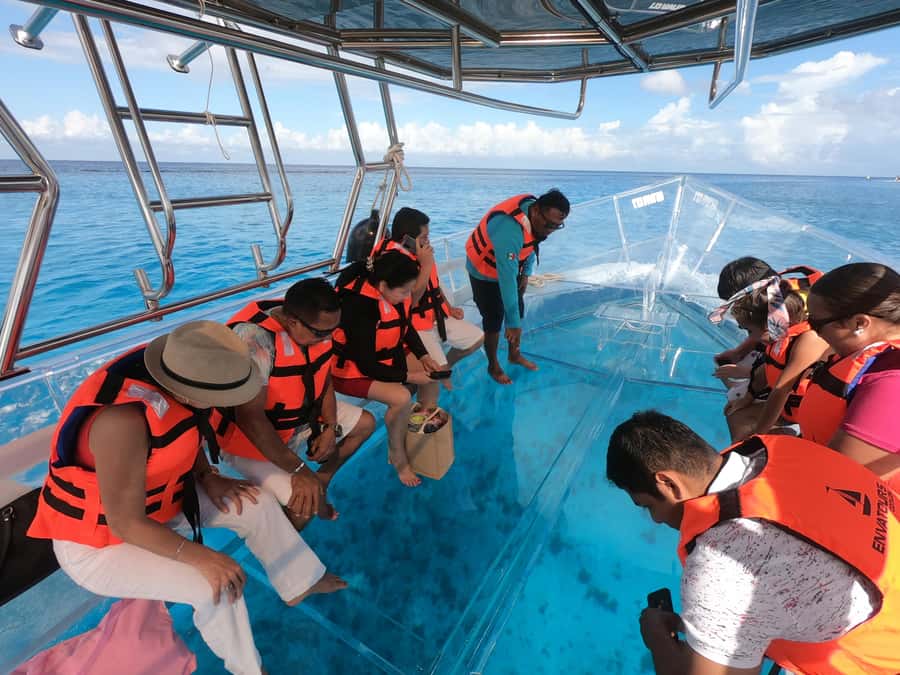 From Cozumel: Invisible Boat Snorkeling Tour - Starting near the VillaBlanca Hotel