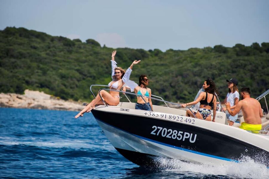 From Fazana: Dolphin watching and snorkeling in Blue Cave - Guides who shape the mood