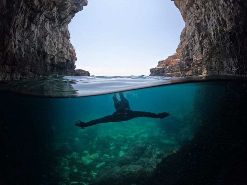 From Fažana: snorkeling at sea cave and Brijuni Island - Leaving Fažana by speedboat
