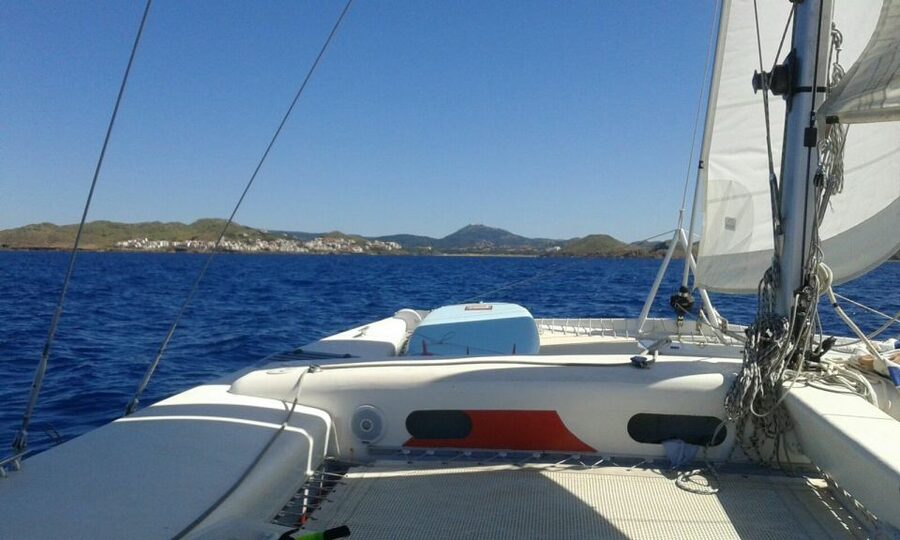From Fornells: Half-Day Menorca Catamaran Trip w/ Snorkeling - The cove or beach stop