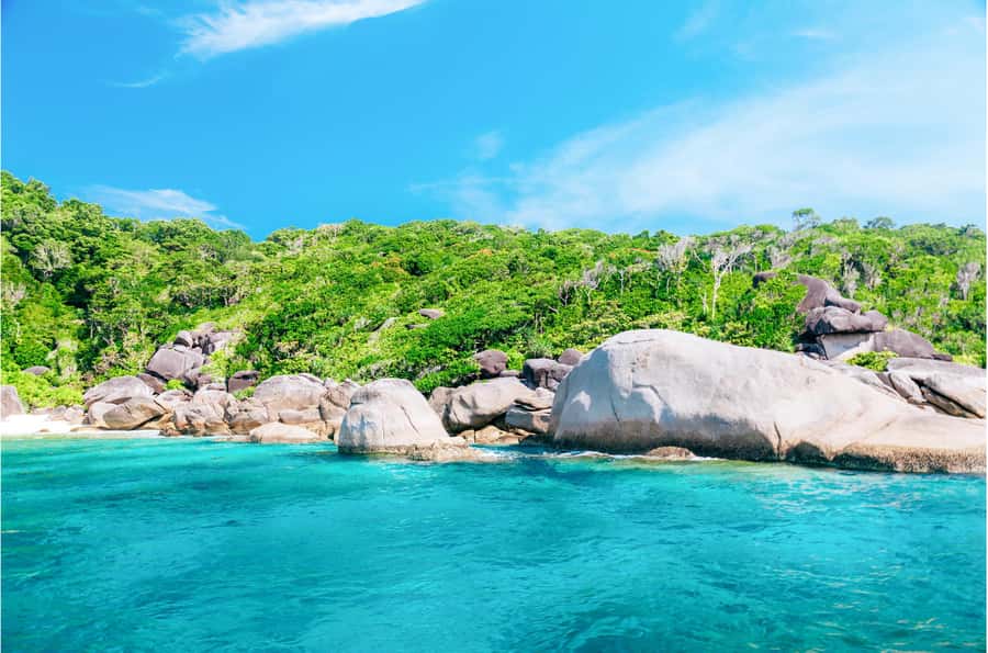 From Khao Lak: Similan Islands Day Trip with Snorkeling - Payu Island offers the second water stop