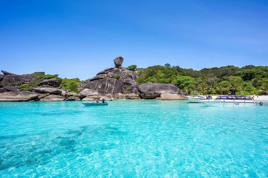 From Krabi: Similan Islands Snorkeling Trip by Speedboat - The speedboat ride to the islands