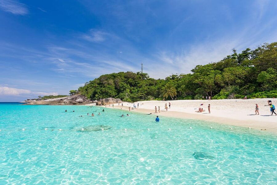 From Krabi: Similan Islands Snorkeling Trip by Speedboat - Koh 8 and the walk to Sailing Rock