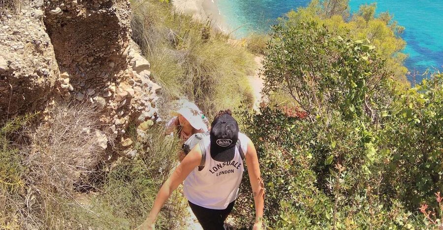From Malaga: Cliffs of Maro Hike w/ Beach Visit & Snorkeling - Tropical crops before the rougher trail