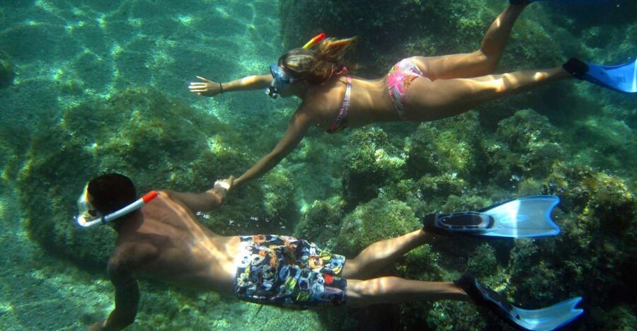 From Olbia: Dinghy Tour with Snorkeling to Tavolara Island - Molara’s pools and clear water
