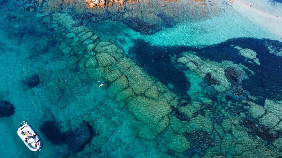 From Olbia: Dinghy Tour with Snorkeling to Tavolara Island - Drinks, snacks, and the $77 price
