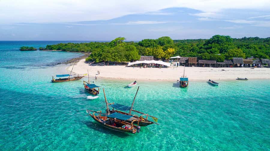 From Paje/Jambian: Safari Blue Snorkelling with Lunch - The sandbank: beautiful, exposed, and sometimes crowded
