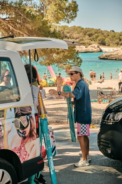 From Palma: Portal Vells Beach and Cave SUP & Snorkel Tour - The Cova de Portals Vells and the optional leap