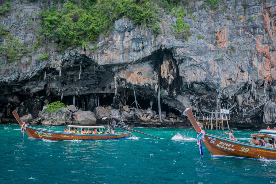 From Phi Phi: Full Day Longtail Tour Maya Bay & Snorkeling - Maya Bay, the famous stop with extra cost