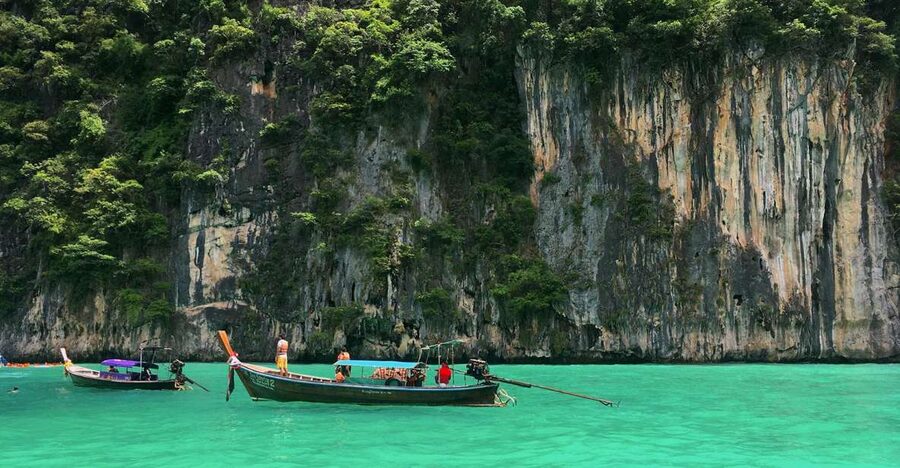 From Phi Phi: Full Day Snorkeling Trip by Longtail Boat - Setting Out From Tonsai Bay